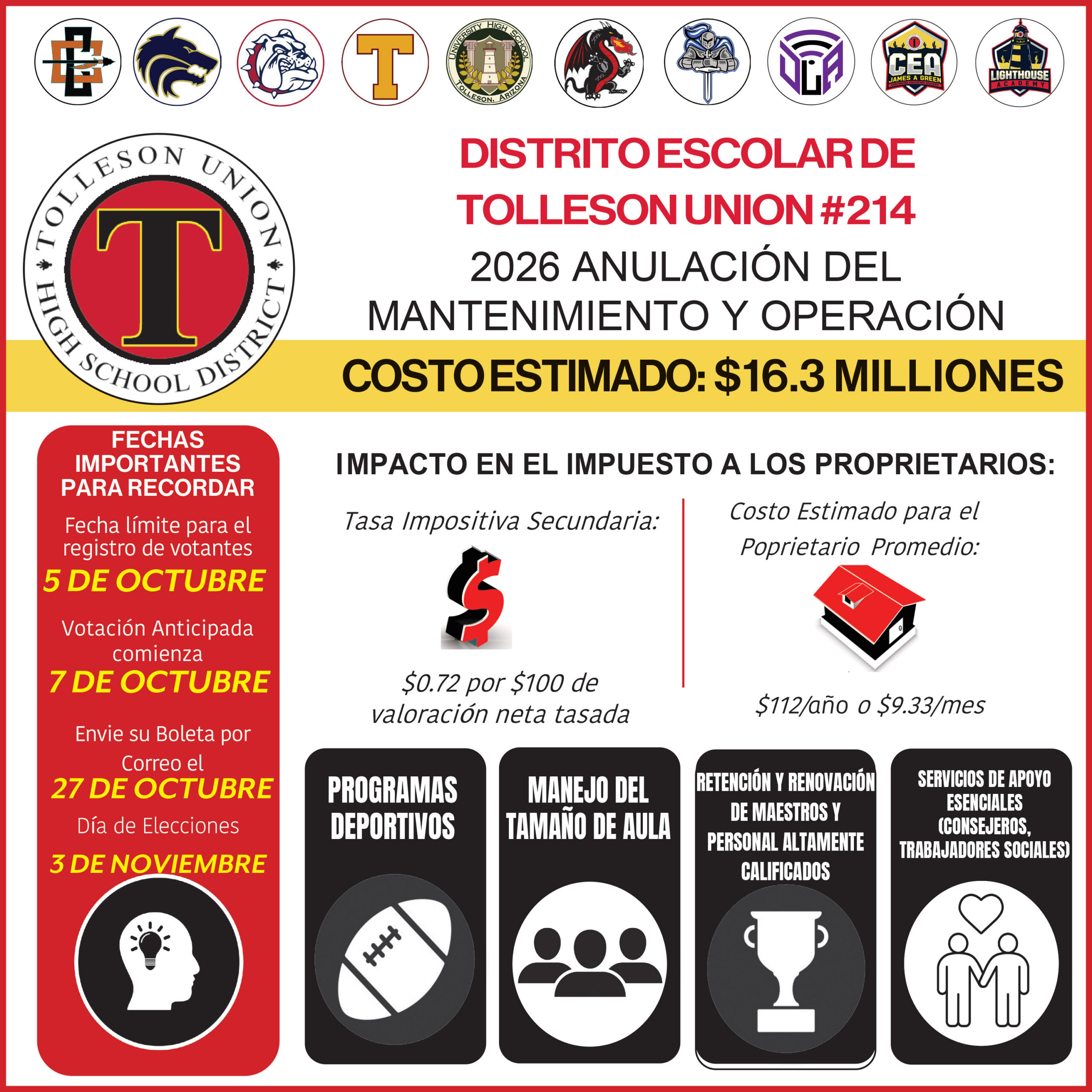 2026 Maintenance and Operation Budget Override-Spanish 2026 Maintenance and Operation Budget Override Spanish