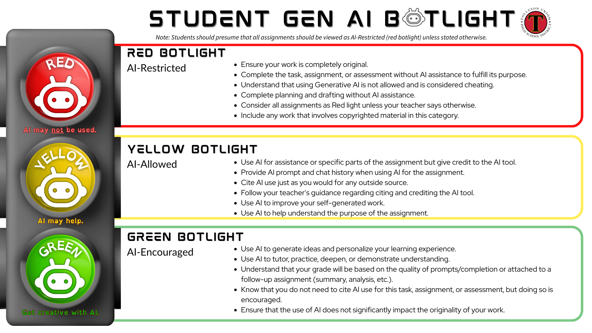 Student Gen AI Botlight