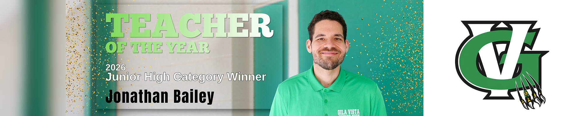 Gila Vista Teacher of the Year: Jonathan Bailey