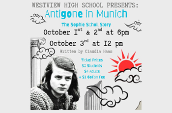 Westview Drama Club Presents Its Fall Play, <em>Antigone in Munich</em>