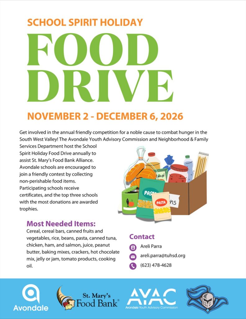 Food Drive flyer