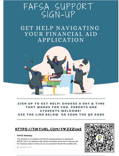 FAFSA Support Sign-Up Flyer