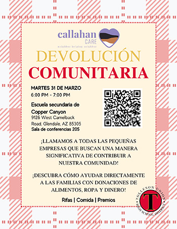 Community Comeback Flyer - Spanish