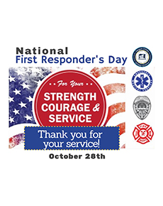 Celebrating National First Responders’ Day – October 28