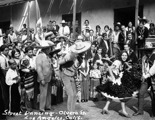 Street Dancing - Olvera Street, Los Angeles, California
