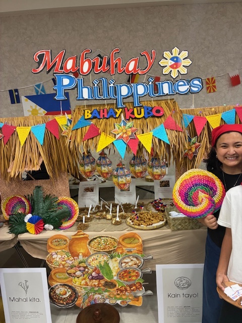 Multicultural Event at North Park Elementary - Philippines table