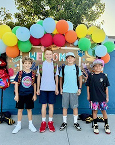 First Day of School at Charles Helmers