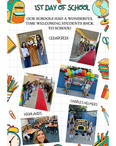 Celebrating the First Day of School!