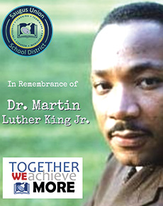 Honoring Dr. Martin Luther King, Jr. – January 19, 2026Schools Closed