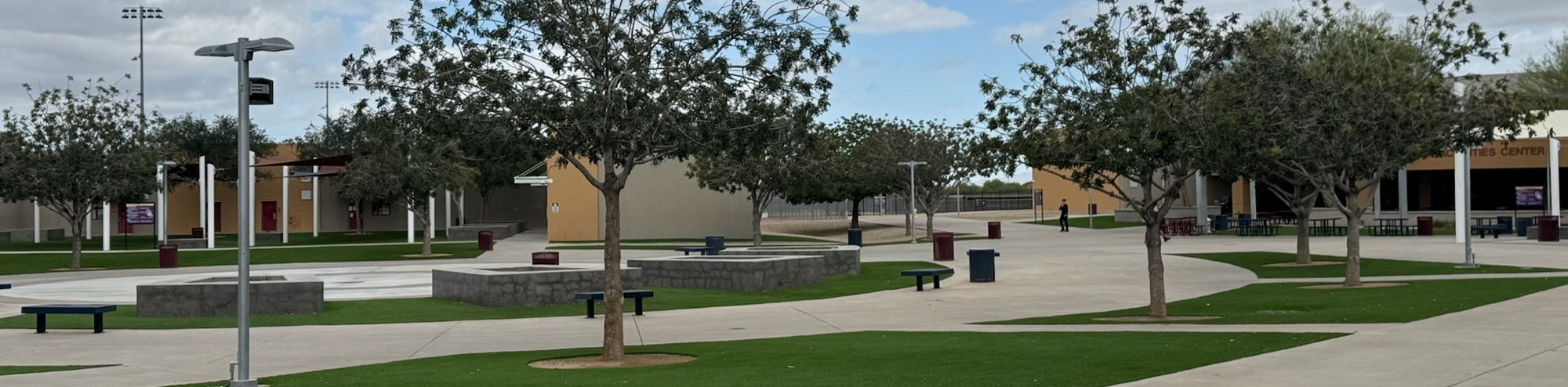 Outside of the school