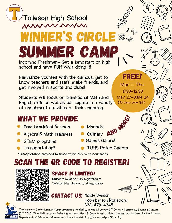 Click to view Winner Circle Summer Camp flyer