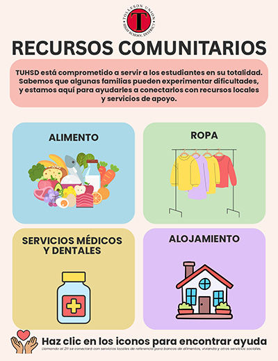 Community Resources Flyer - Spanish