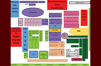 TUHS Campus Map