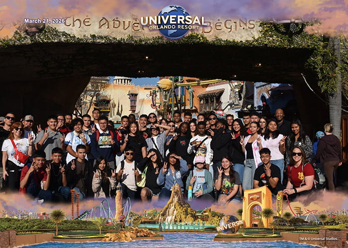 MCJROTC students at Universal Orlando Resort