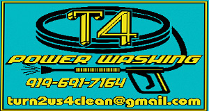 T4 Power Washing Logo