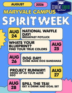 Maryvale Spirit Week Flyer