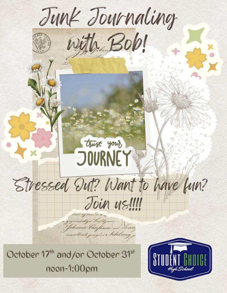 Glendale Junk Journaling flyer