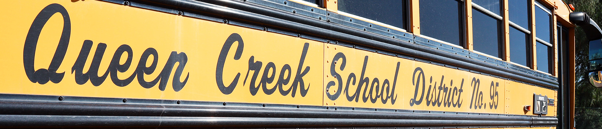 Queen Creek School District school bus