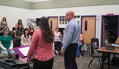 Where in the District is Superintendent Dr. Berry? Queen Creek High School Chorale