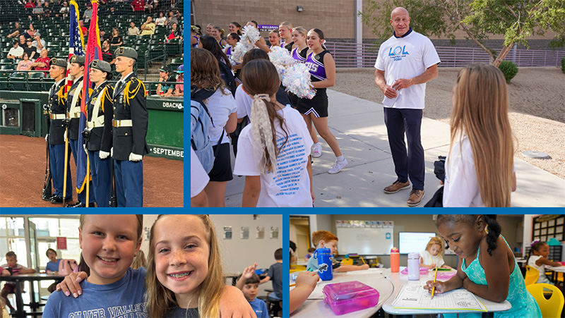 Photo collage of exciting events, meaningful learning opportunities, and strong community connections throughout QCUSD during the first quarter
