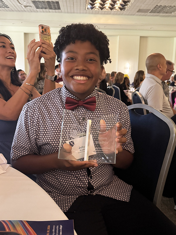 Julius Bradley School Connect Student Champion Award (K–6) Winner