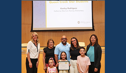 Town of Queen Creek Star Students and Teachers