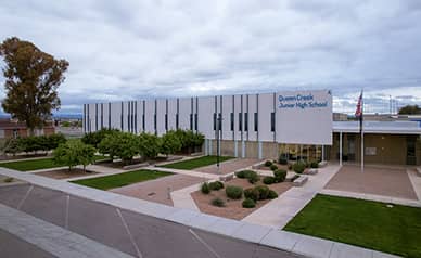 Queen Creek Junior High School building