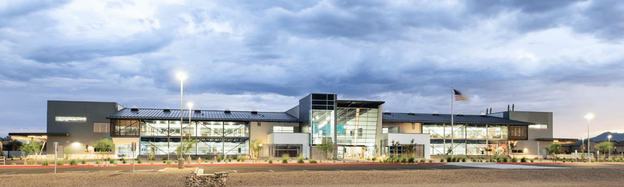 Front view of the beautiful Estrella Educational Foundation