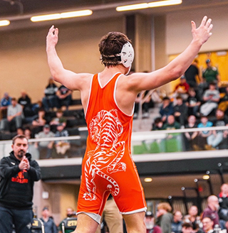 Wrestler at New England