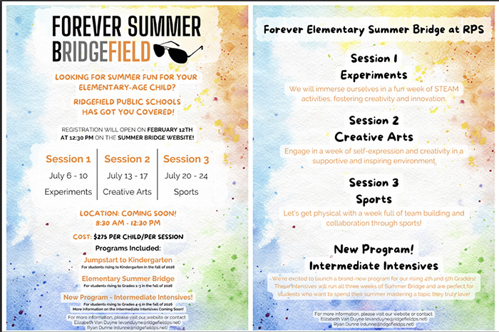 Forever Summer BridgeField flyer