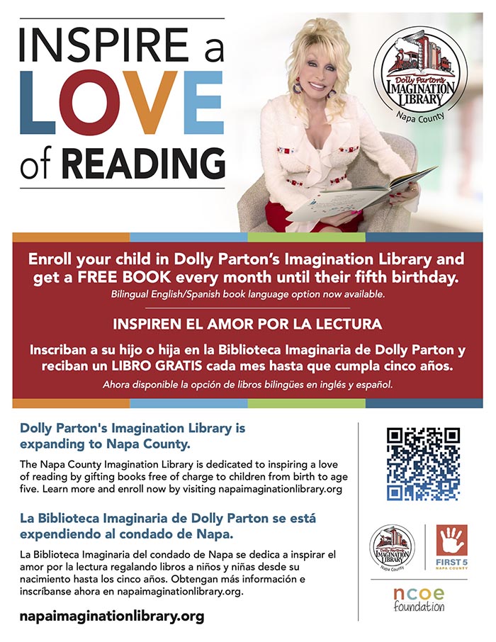 Inspire a LOVE of READING flyer