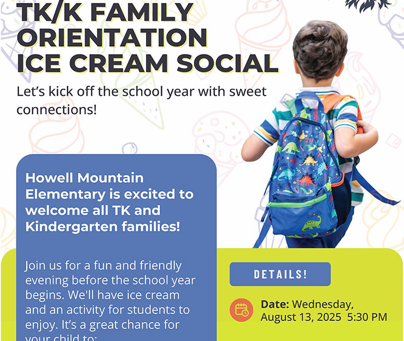 TK/K Family Orientation Ice Cream Social