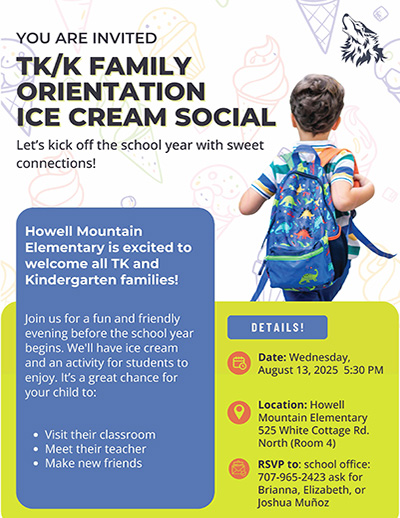 TK/K Ice Cream Social Flyer