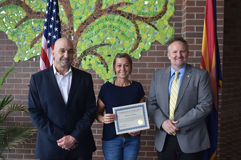 Christina Poggi Appointed to Altar Valley Governing Board along with superintendent and another school representative