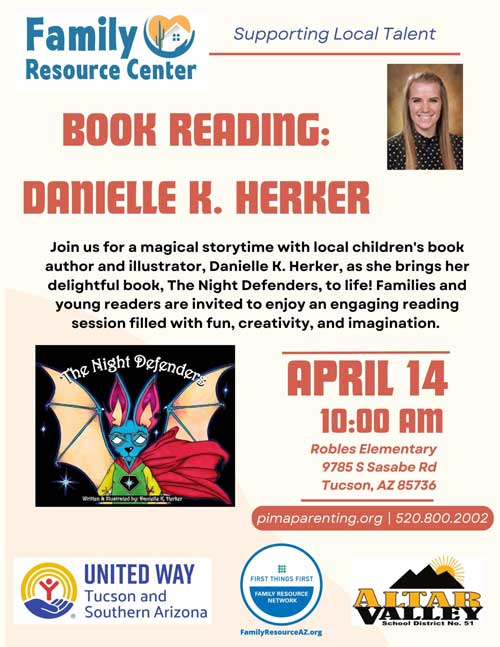Book Reading flyer