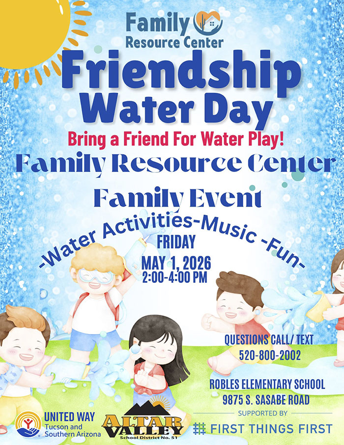 Friendship Water Day flyer