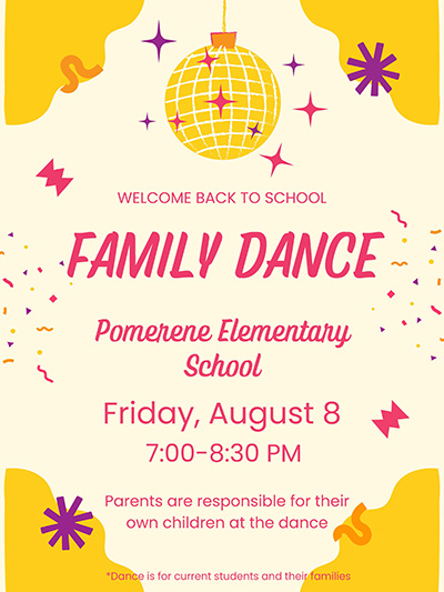 Family Dance Flyer