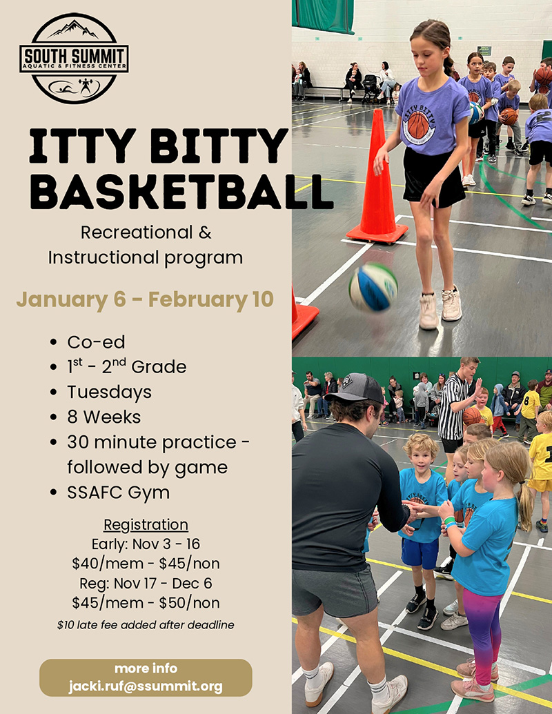 Itty Bitty Basketball Flyer