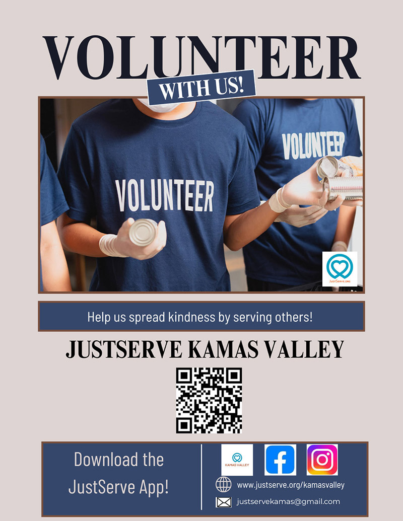 Volunteer with Us! flyer