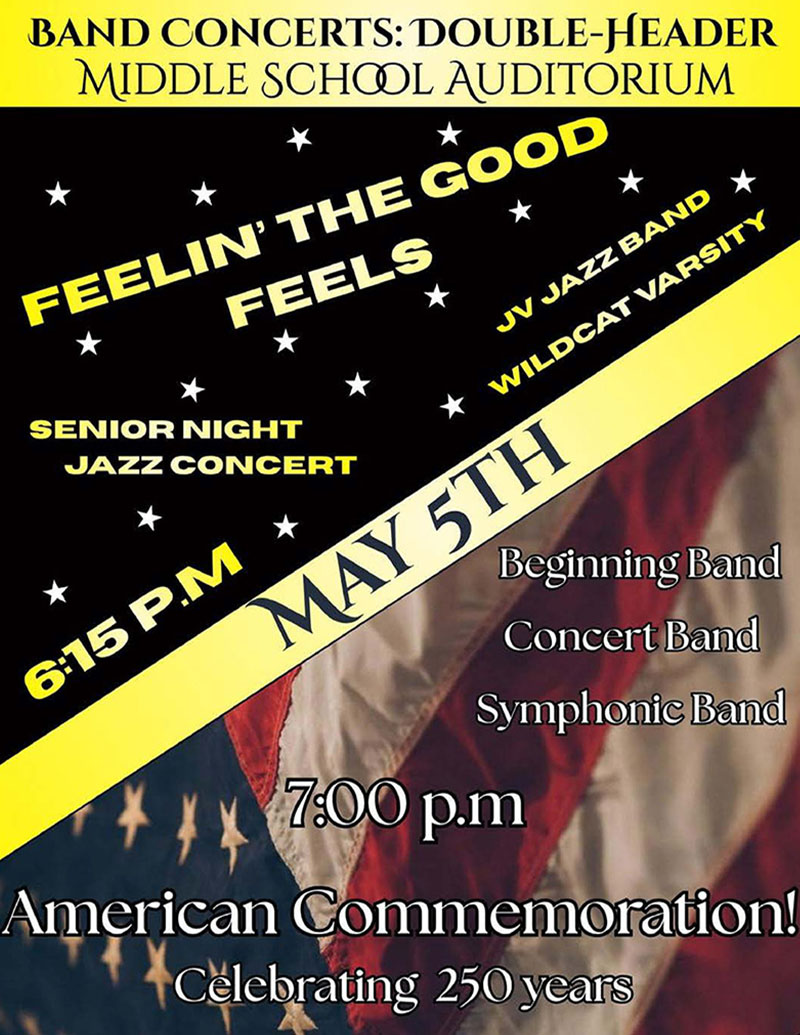 Feelin' the Good Feels: Band Concerts Double-Header