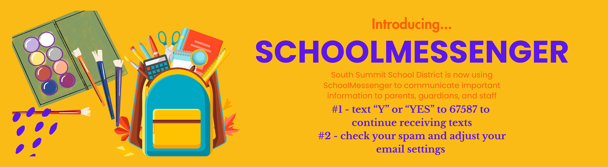 Introducing SchoolMessenger South Summit School District is now using SchoolMessenger to communicate important information to parents, guardians, and staff.