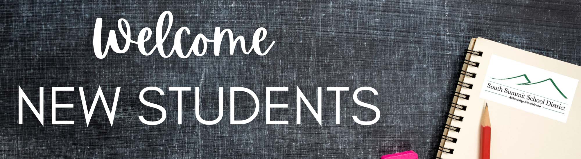 Welcome New Students