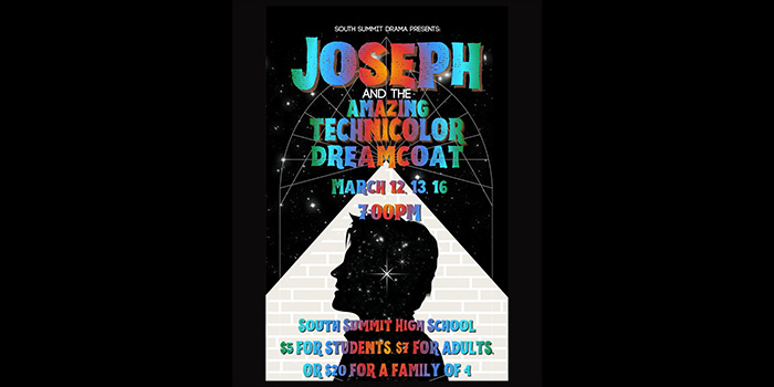 South Summit Drama presents Joseph and the Amazing Technicolor Dreamcoat flyer
