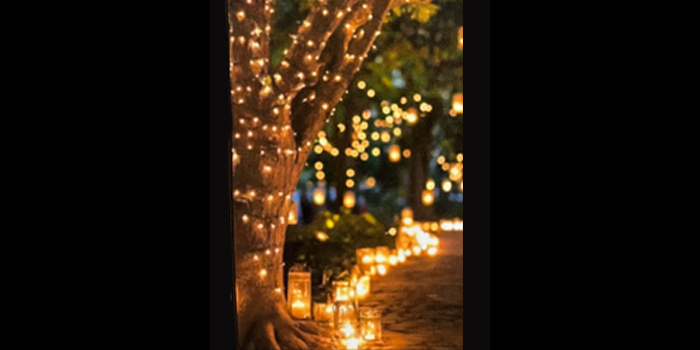 Junior Prom Midnight Garden imagery