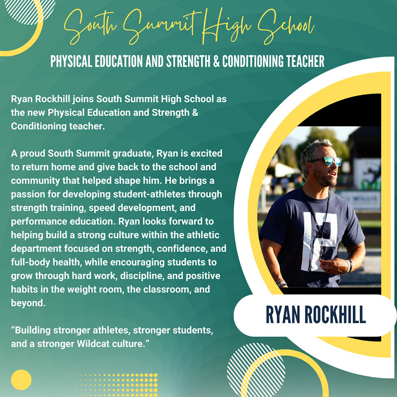 South Summit High School Physical Education and Strength & Conditioning Teacher flyer
