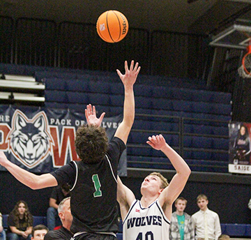 Boys basketball game