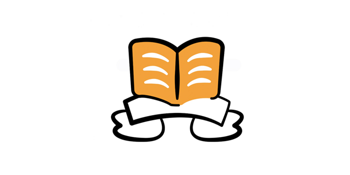 Drawing representing a book/reading award