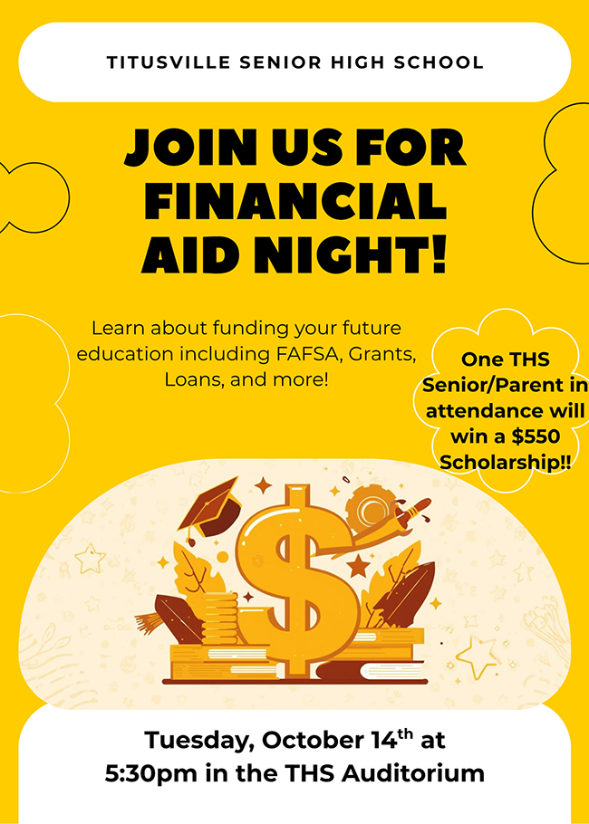 Financial Aid Night flyer