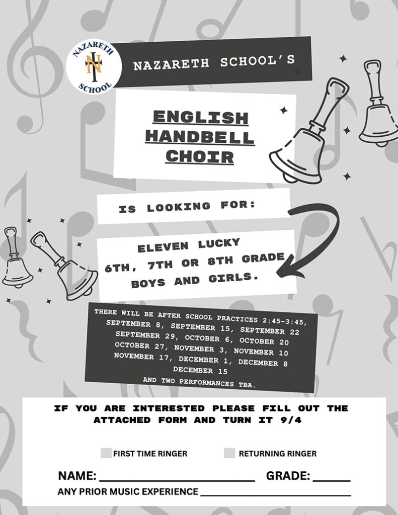 English Handbell Choir flyer