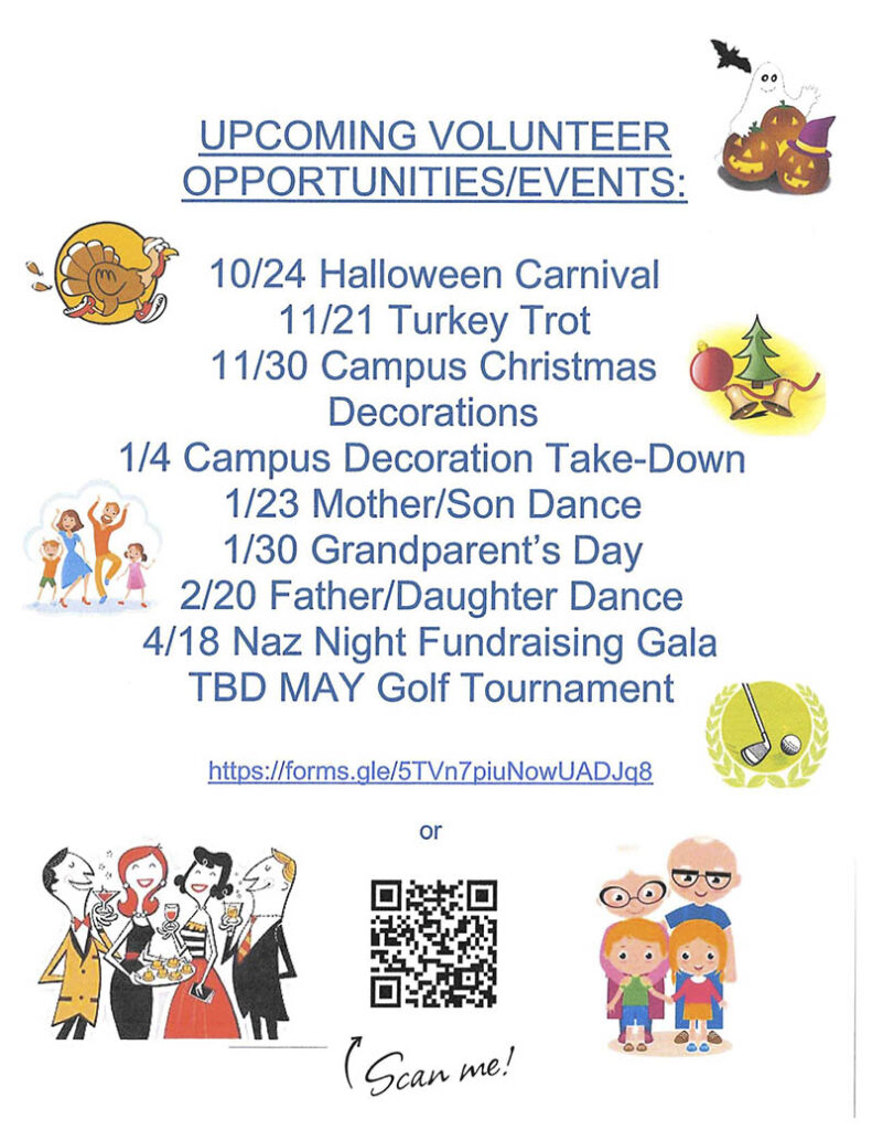 Volunteer Opportunities flyer